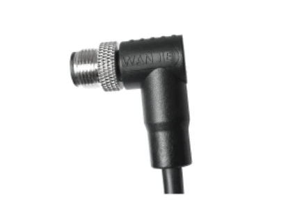 M12 hanvinklet uafskærmet A-Kodning 3PIN PVC-kabel 2.0M M12*1.0