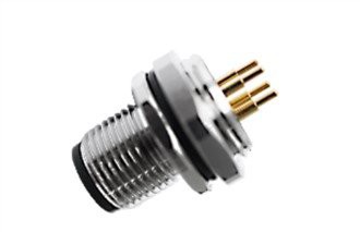 M12 han bagved fastgjort A-Kodning 17PIN M16*1,5