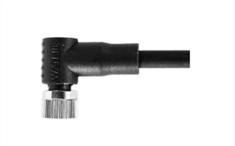 M8 Hun retvinklet UnShield A-Kodning 3PIN PVC 2.0M M8X1.0